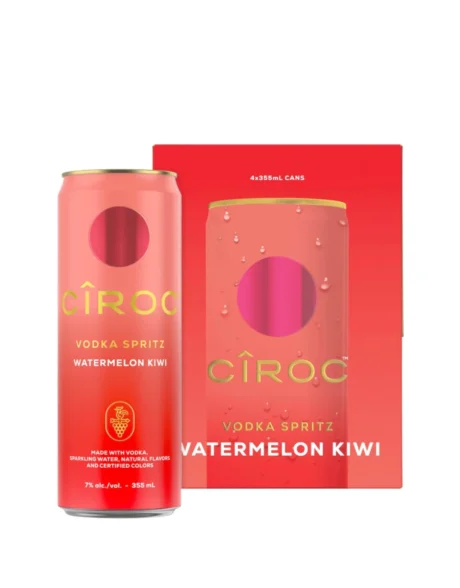 Ciroc Watermelon Kiwi 4pk Vodka Spritz 355mleach