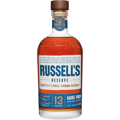 Russell's Reserve 750ml. Barrel Proof 13 yrs.