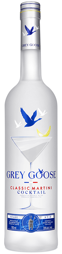 Grey Goose 375ml. Classic Martini Cocktail