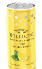 Bollicini Lemon Spritzer Wine-Based 4pk