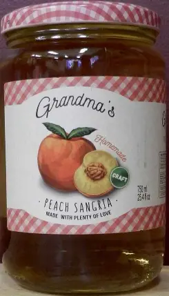 Grandma's Sangria 1lt. Peach