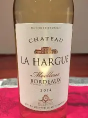 Chateau La Hargue 750ml. Bodeaux