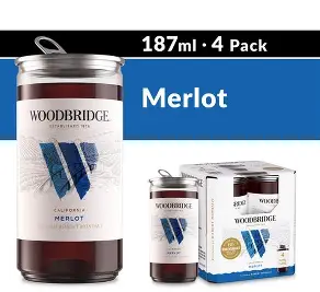 Woodbridge Merlot 187ml. 4pk